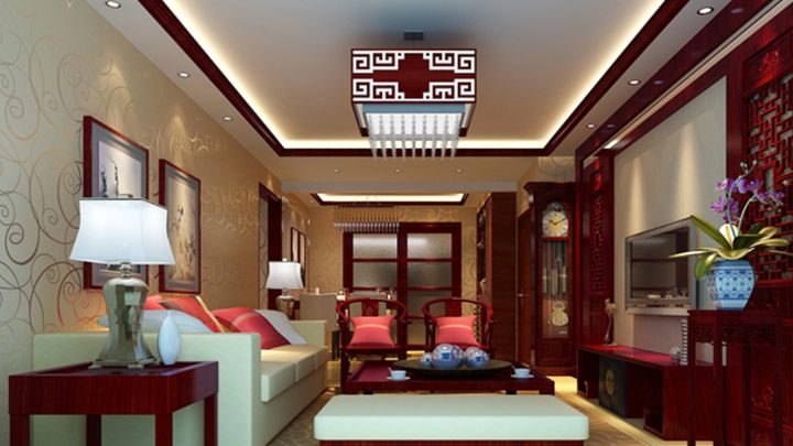 鳳凰世嘉138㎡中式風(fēng)格案例