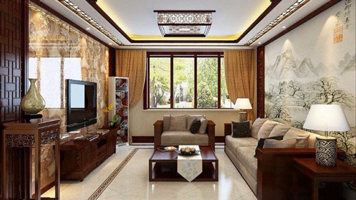 水電首郡137㎡中式風格案例