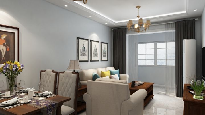 安聯(lián)優(yōu)越城87㎡簡美案例賞析