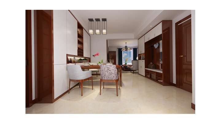 唐山恒泰悅季-108平米-7.5萬元-現(xiàn)代新中式