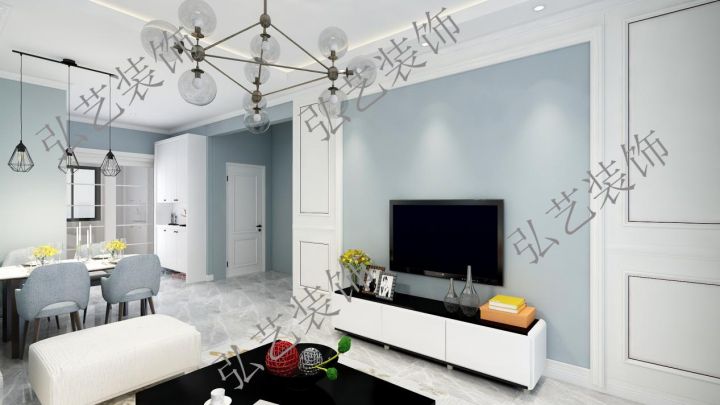 景泰翰林-89平米-北歐風格