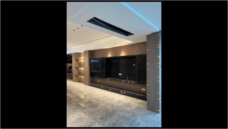 160平意式極簡風硬裝落地實景