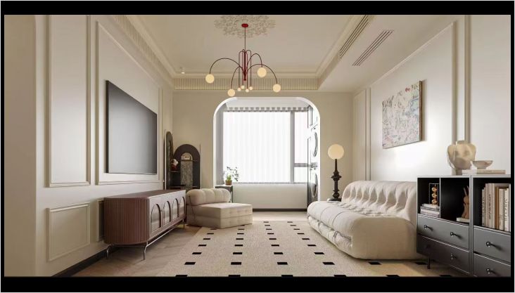 這才是奶油法式裝修該有的樣子，溫柔到心化