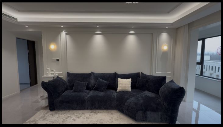 錦繡前程120㎡美式實(shí)景落地