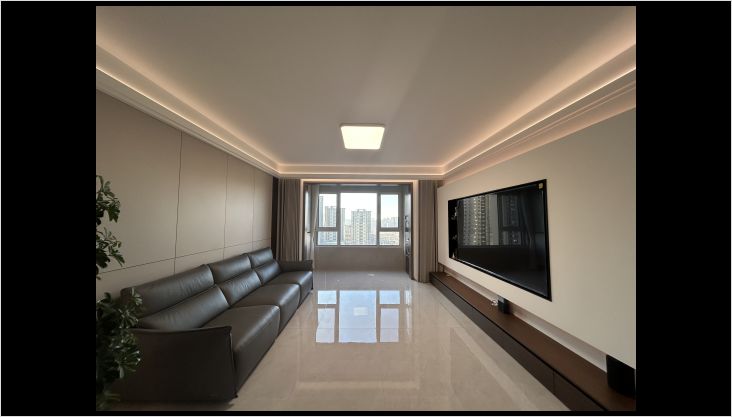 熙湖九里151㎡實(shí)景落地